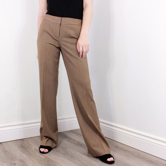 *Laundry  By Shelli Segal Wool Straight Leg Trouser - Picture 3 of 10